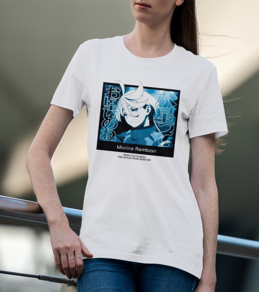 Miorine Rembran Mobile Suit Gundam The Witch From Mercury Anime Character T-Shirt