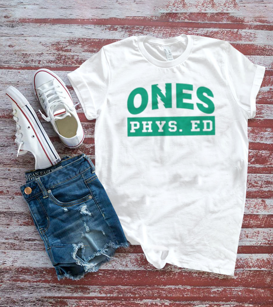 ONES Phys Ed Retro Sports Logo Vintage Gym T-Shirt