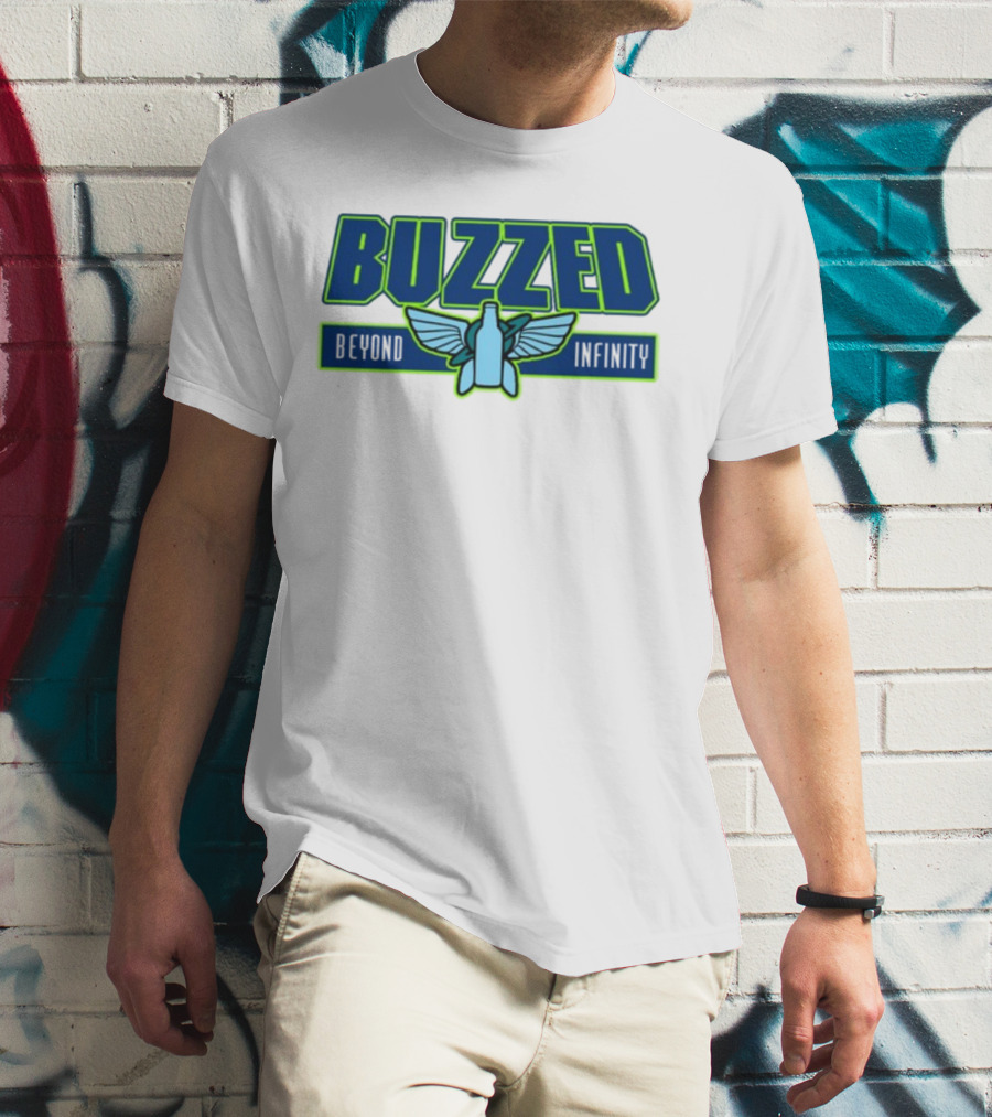 Buzzed Beyond Infinity Bottle With Wings T-Shirt