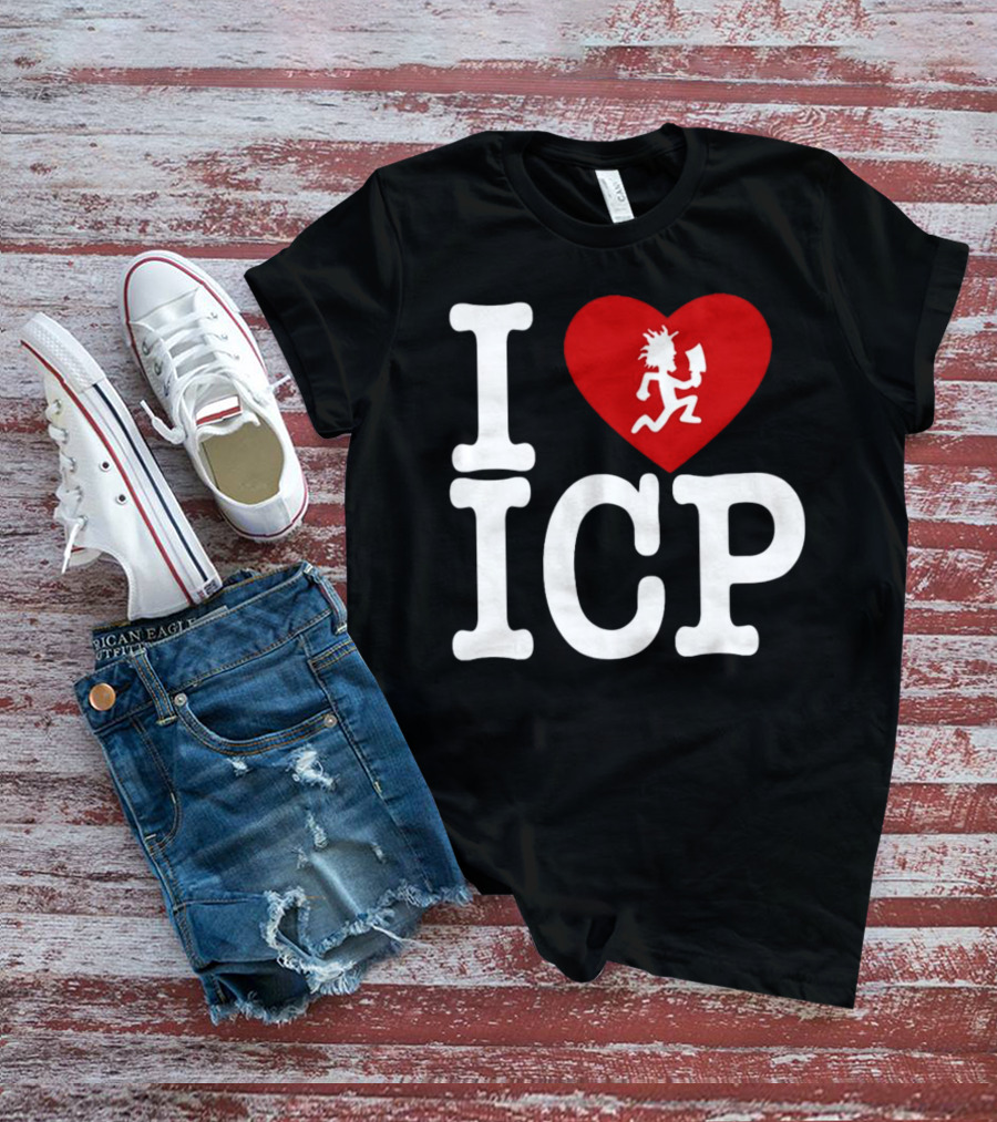 I Heart ICP Hatchetman Red Heart Iconic T-Shirt