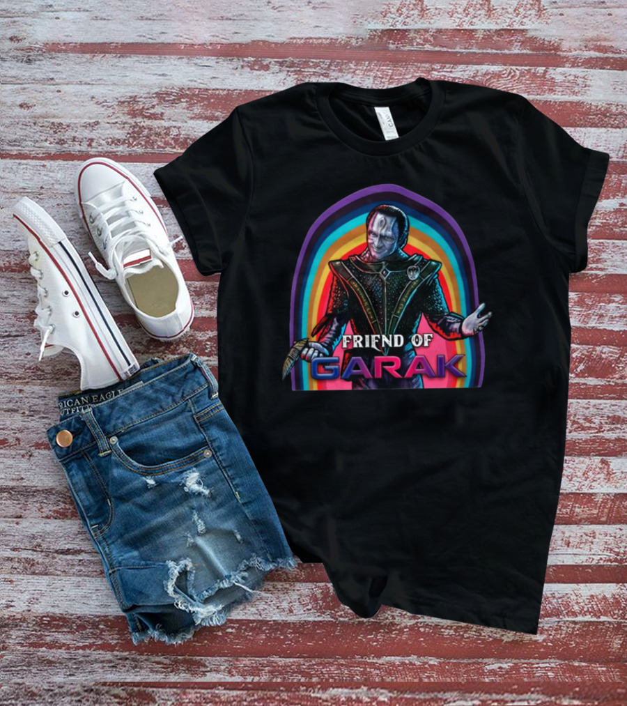 Friend Of Garak Star Trek Rainbow Garak T-Shirt