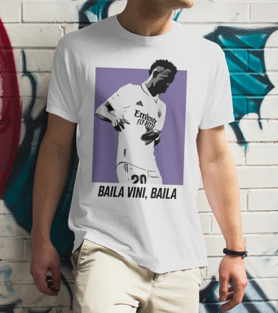 Club1863 Baila Vini Baila Real Madrid Football T-Shirt