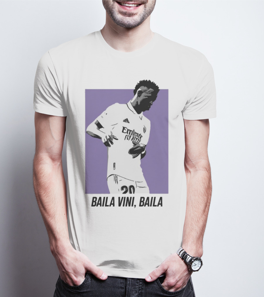 Club1863 Baila Vini Baila Real Madrid Football T-Shirt