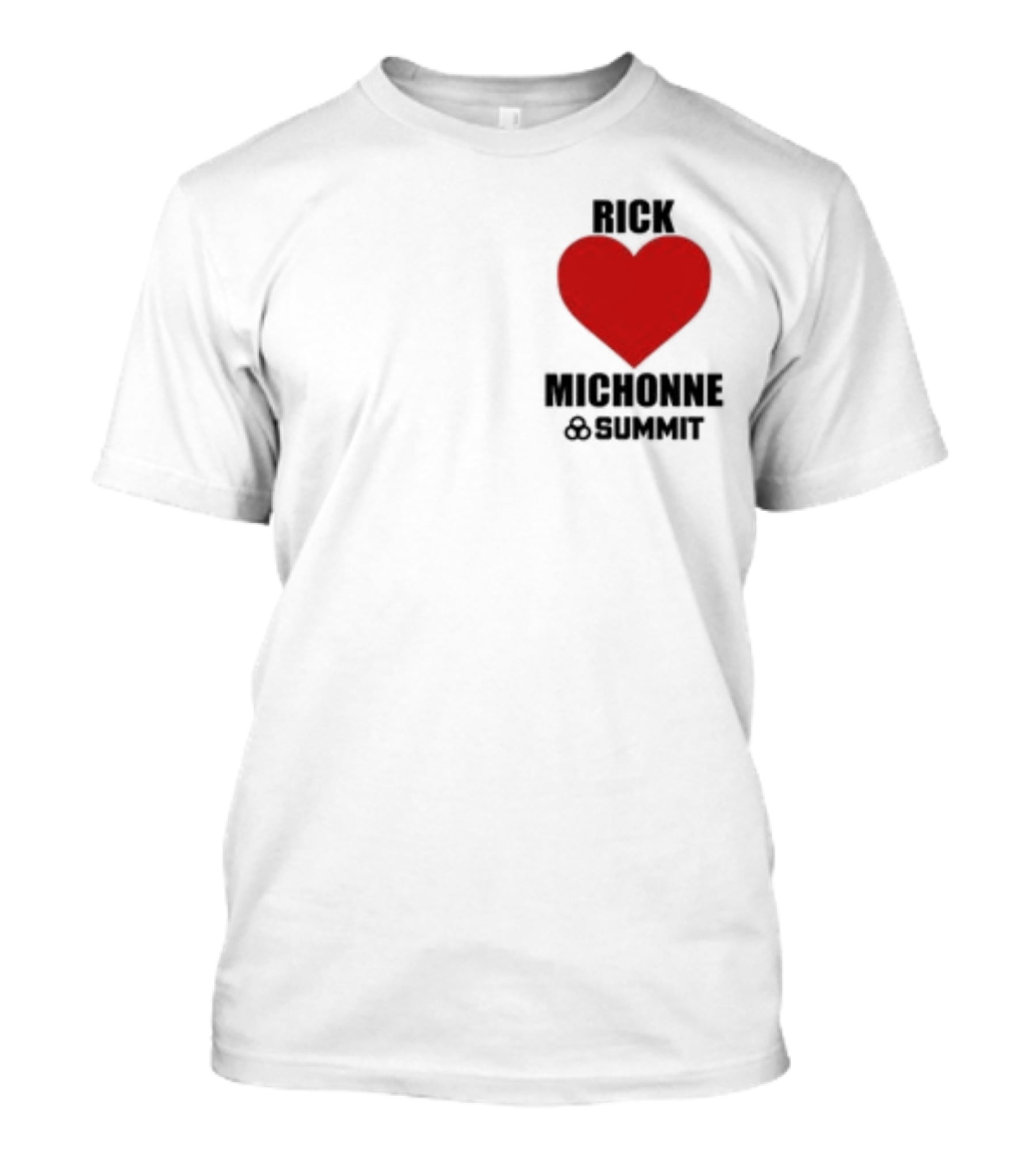 Rick Love Michonne Heart Symbol TWD Summit T-Shirt