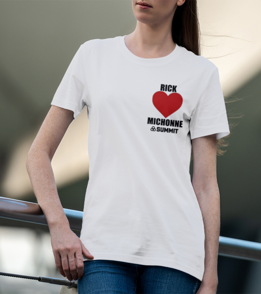 Rick Love Michonne Heart Symbol TWD Summit T-Shirt
