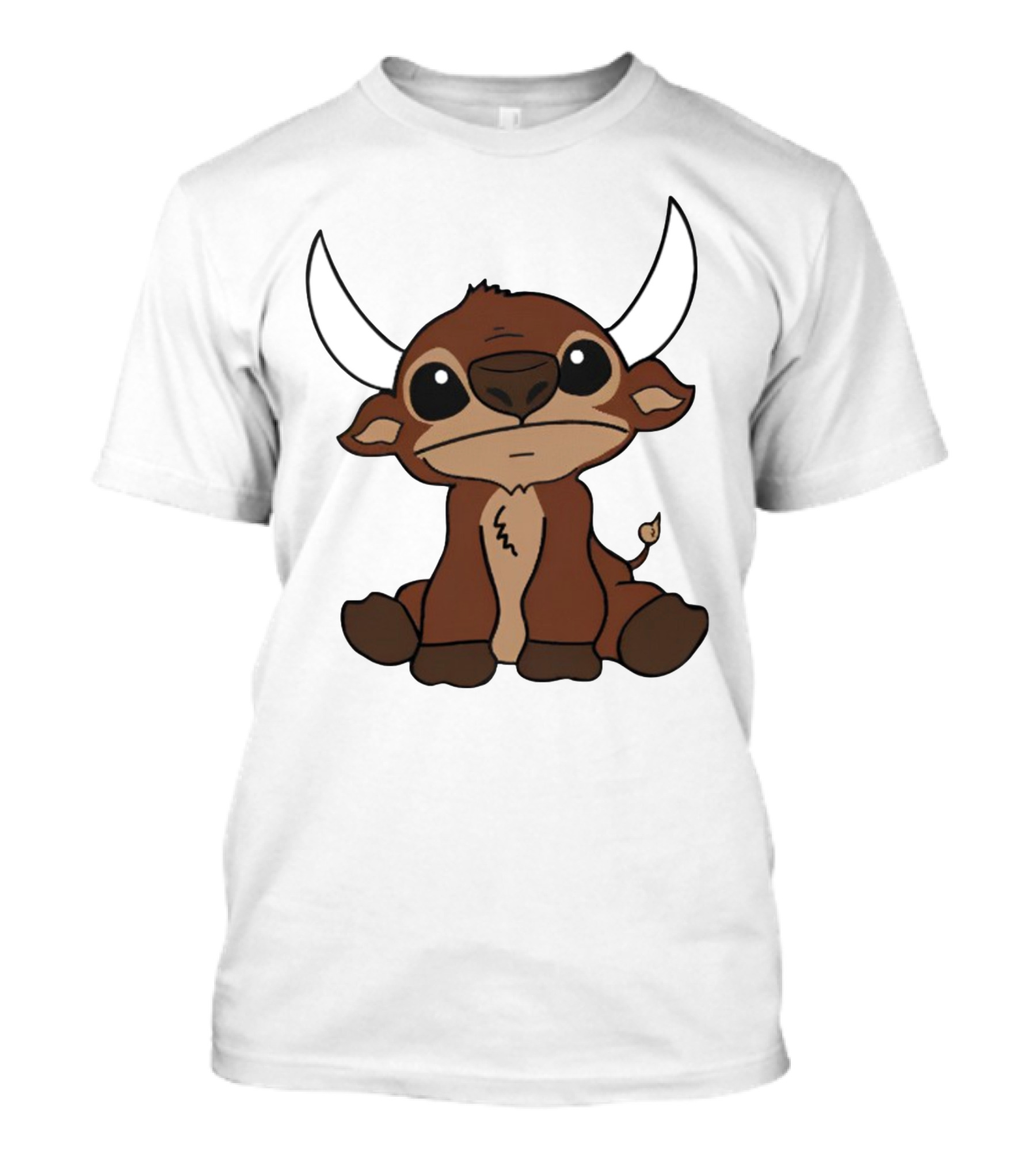 26Shirts Stitch Buffalo Cute Cartoon Buffalo Image T-Shirt