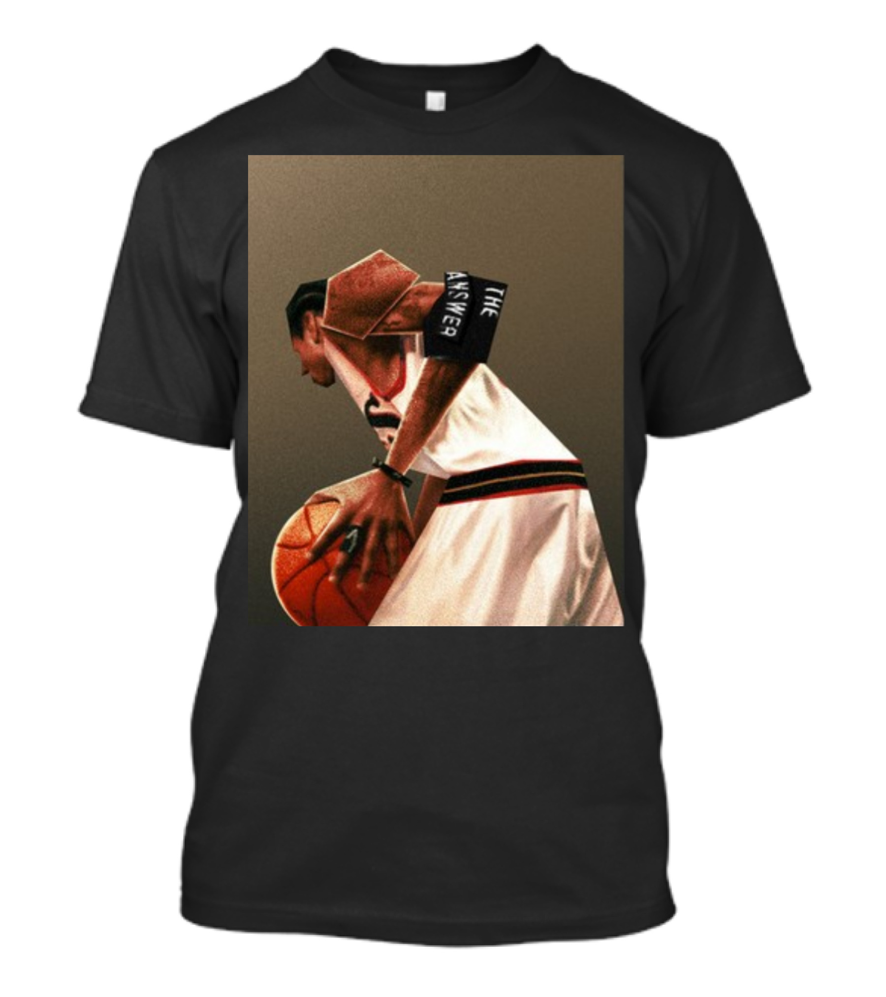 The Answer Allen Iverson Abstract Basketball T-Shirt