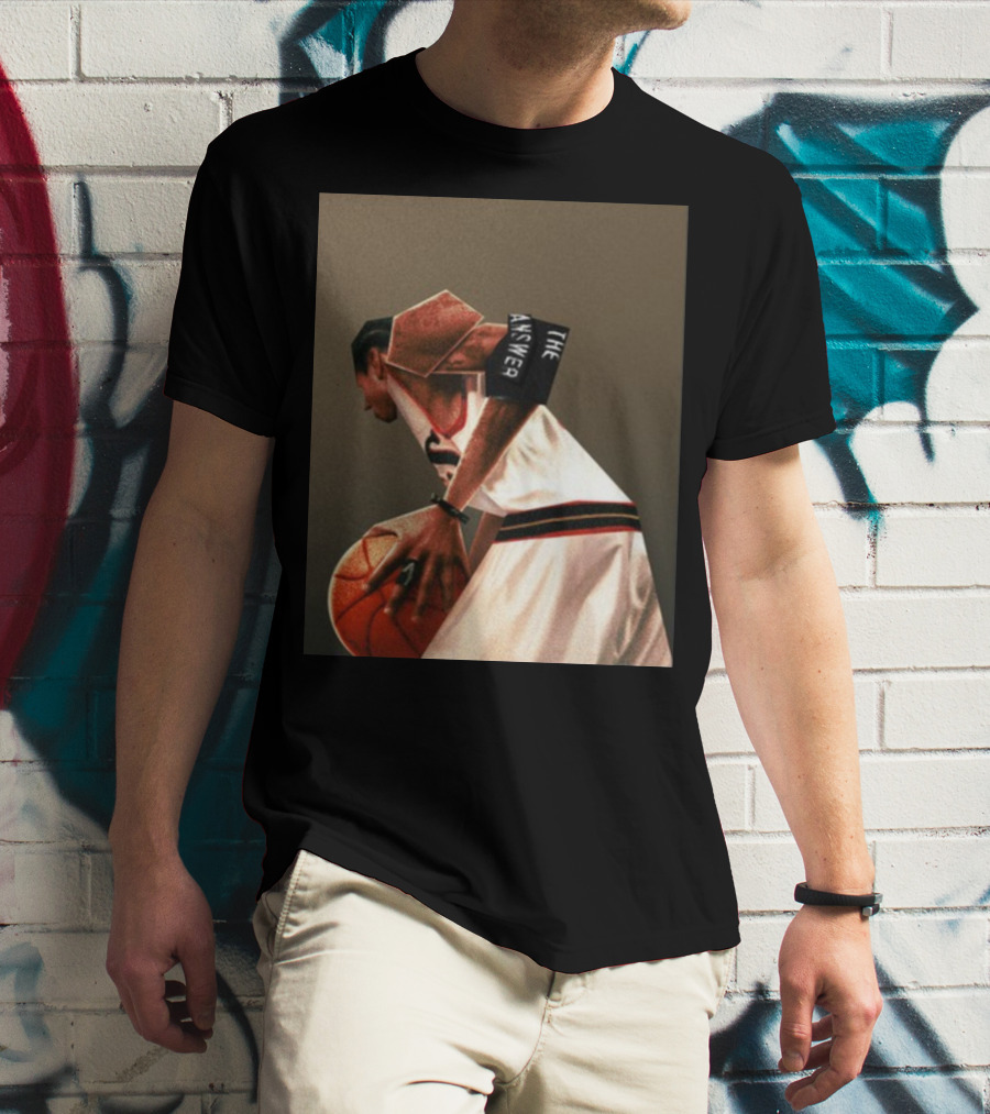 The Answer Allen Iverson Abstract Basketball T-Shirt