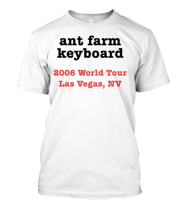 Ant Farm Keyboard 2006 World Tour Las Vegas NV Concert Event T-Shirt