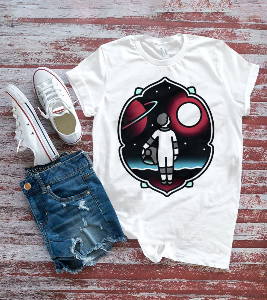 Come See The Universe Astronaut Staring At Planets And Stars T-Shirt