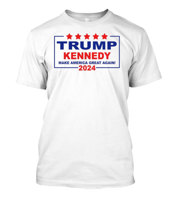 Trump Kennedy 2024 Make America Great Again Red Stars T-Shirt