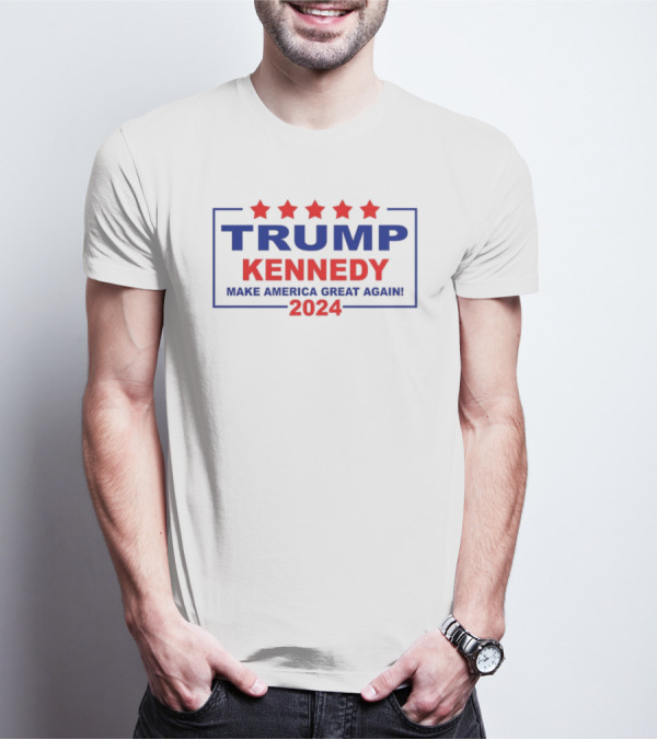 Trump Kennedy 2024 Make America Great Again Red Stars T-Shirt