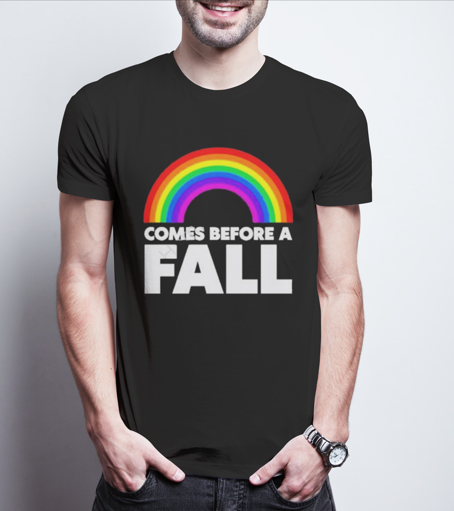 Laurence Fox Comes Before A Fall Rainbow T-Shirt