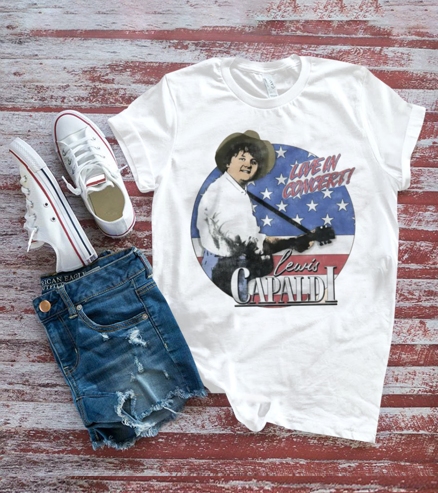 America's Sweetheart Returns Lewis Capaldi Live In Concert Tour T-Shirt