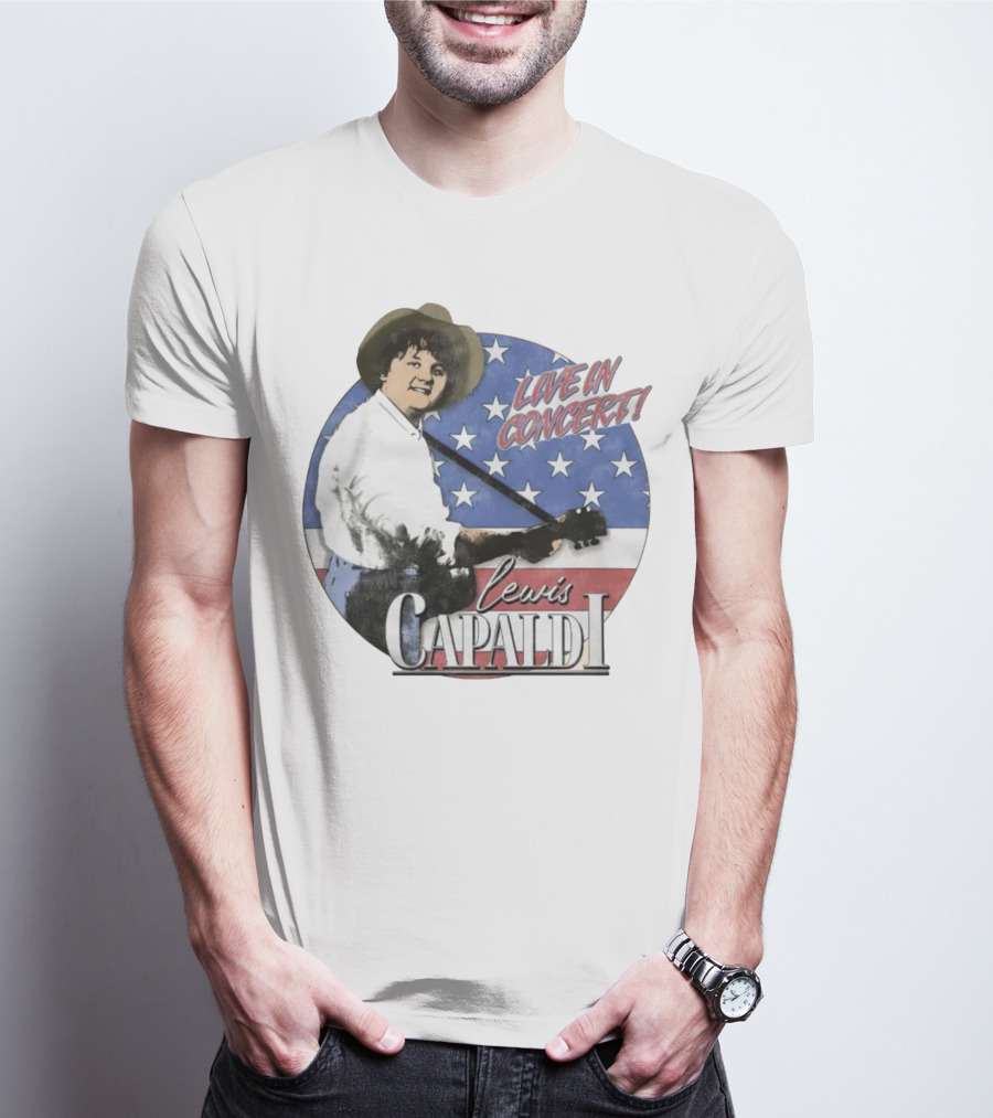 America's Sweetheart Returns Lewis Capaldi Live In Concert Tour T-Shirt