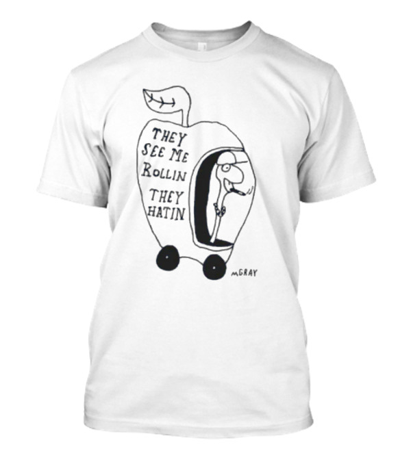 They See Me Rollin Grocery Cart Shopping Humor T-Shirt