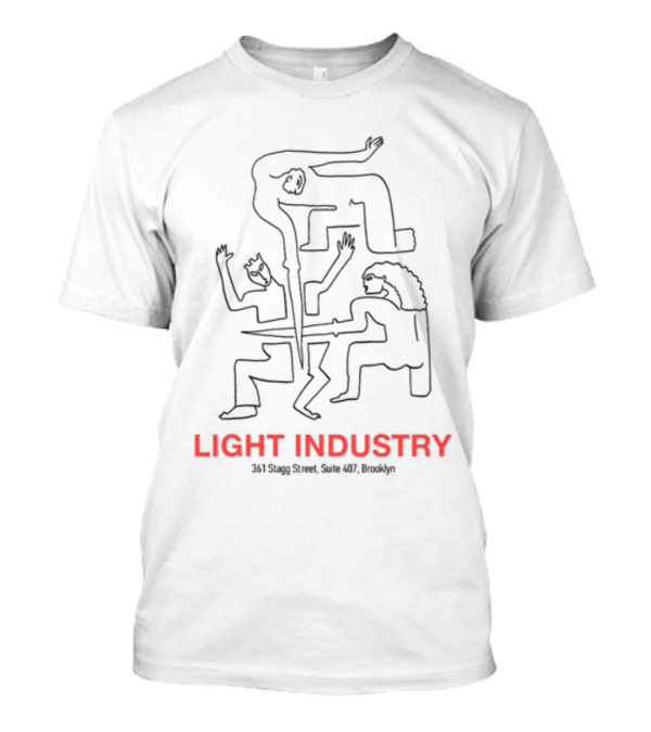 Light Industry 361 Stagg Street Suite 407 Brooklyn Line T-Shirt
