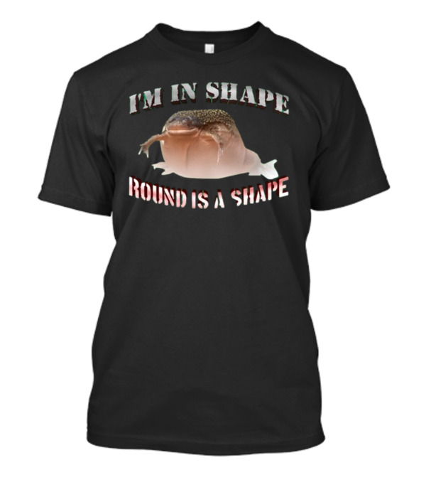 I'm In Shape Round Is A Shape Frog Eating Bird T-Shirt