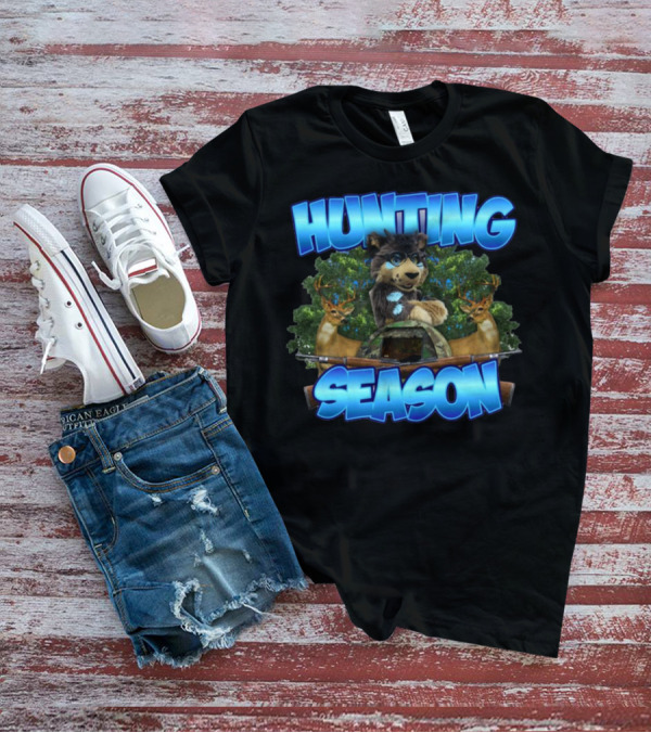 Hunting Season Designedbytheboys Furry Deer T-Shirt