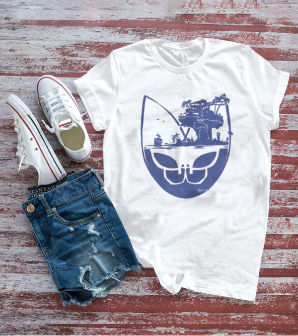 Gorillaz Plastic Beach Skull Island Electrolux T-Shirt