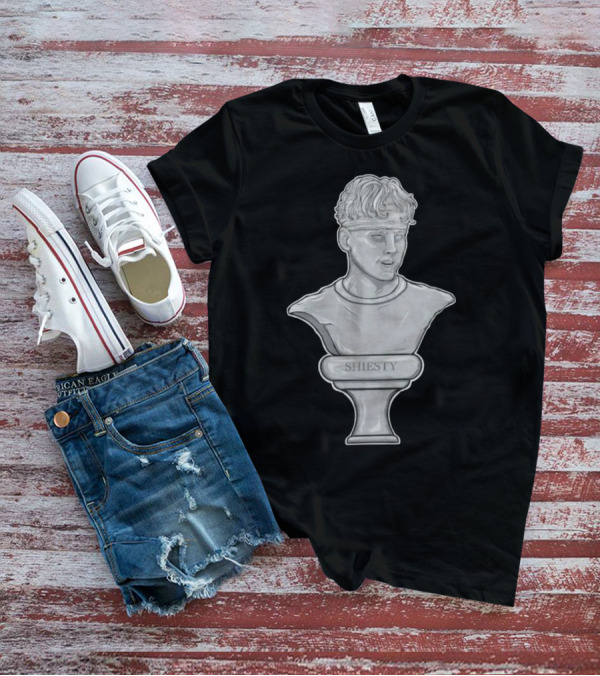 Shiesty Bust Statue Style Bust With Shiesty Text T-Shirt
