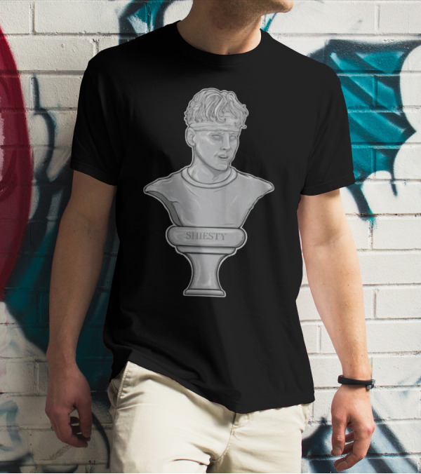 Shiesty Bust Statue Style Bust With Shiesty Text T-Shirt