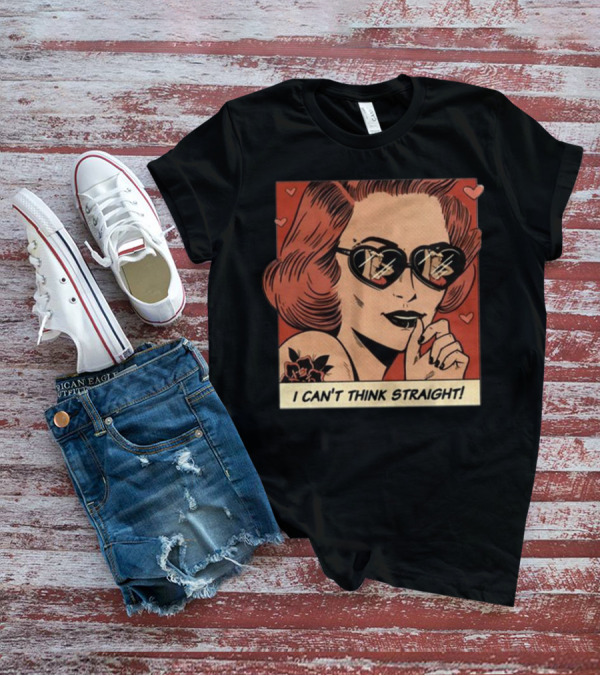 Jenifer Prince I Can't Think Straight Comic Style Retro T-Shirt