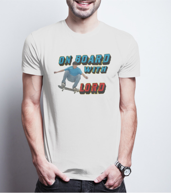 On Board With The Lord Skateboarding T-Shirt