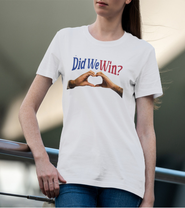 Damar Hamlin Did We Win Heart Hands Gesture T-Shirt