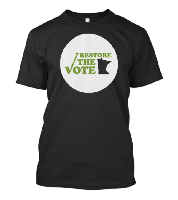 Restore The Vote Minnesota Icon Checkmark T-Shirt
