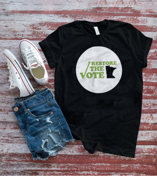 Restore The Vote Minnesota Icon Checkmark T-Shirt