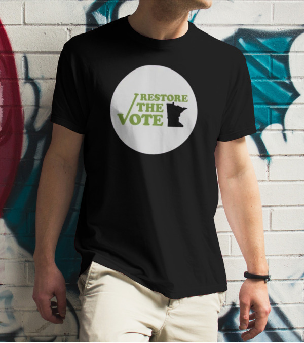 Restore The Vote Minnesota Icon Checkmark T-Shirt