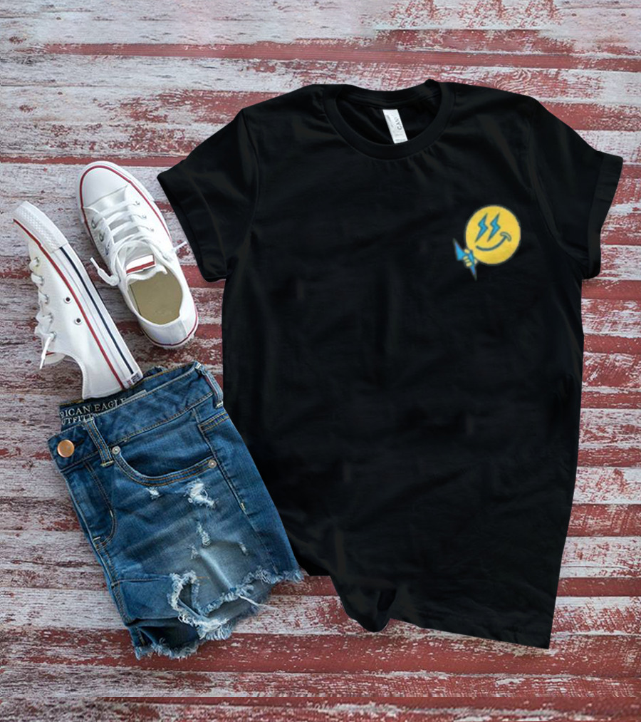 Ateez Thunder Lightning Bolt Smile T-Shirt