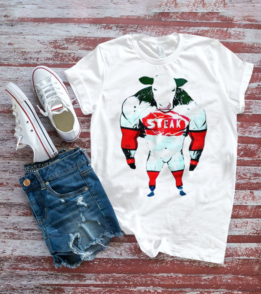 Dr Shawn Baker Steak Cow Bodybuilder T-Shirt