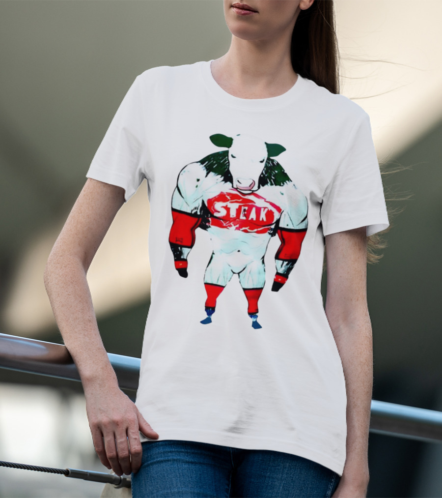 Dr Shawn Baker Steak Cow Bodybuilder T-Shirt