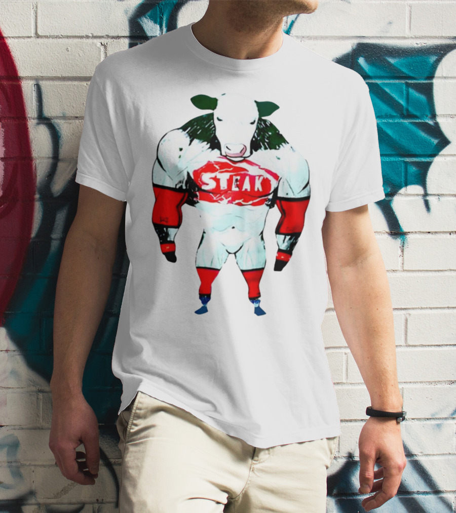 Dr Shawn Baker Steak Cow Bodybuilder T-Shirt