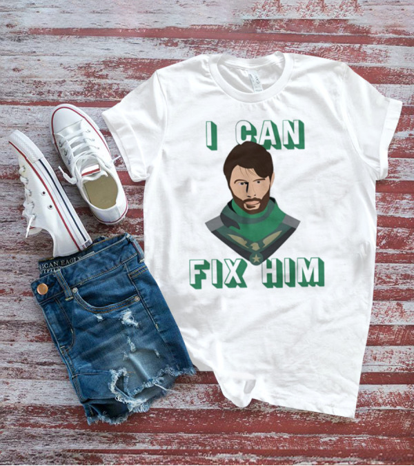 Nerdy Squirrel Studios Soldier Boy I Can Fix Him Dark Green Costume T-Shirt