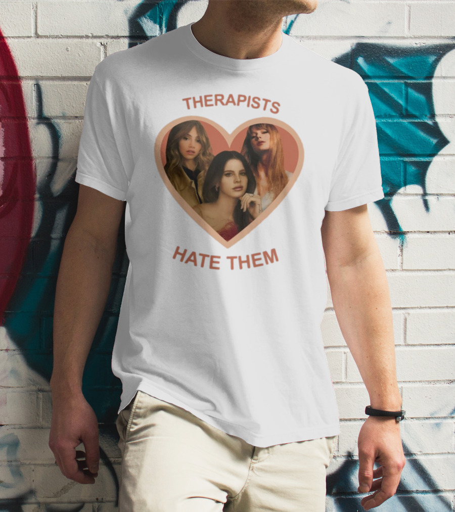 Therapists Hate Them Heart Shape Group Waterhouse T-Shirt