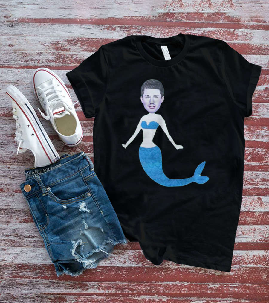 Charlie's Mermaid Head Hoodie Aquatic Vibe T-Shirt