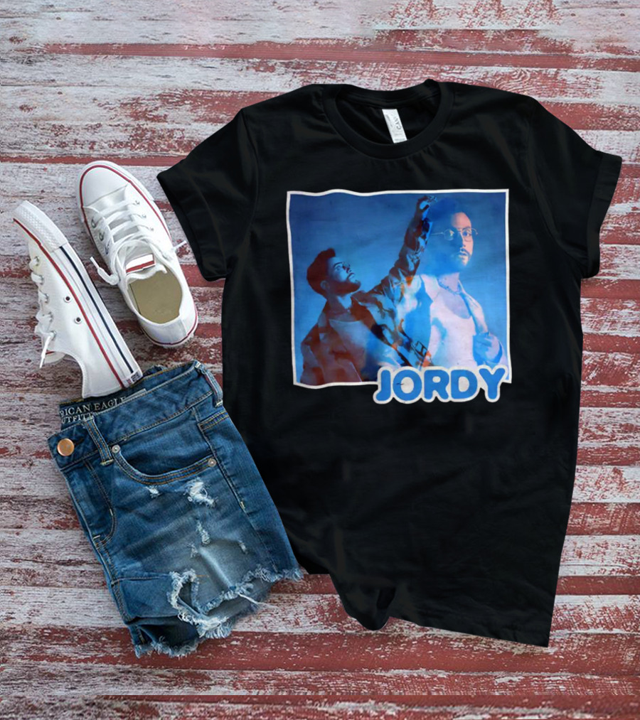 Jordy Feelin Blue Dual Portrait With Cool Tones T-Shirt