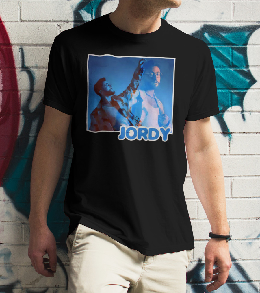 Jordy Feelin Blue Dual Portrait With Cool Tones T-Shirt