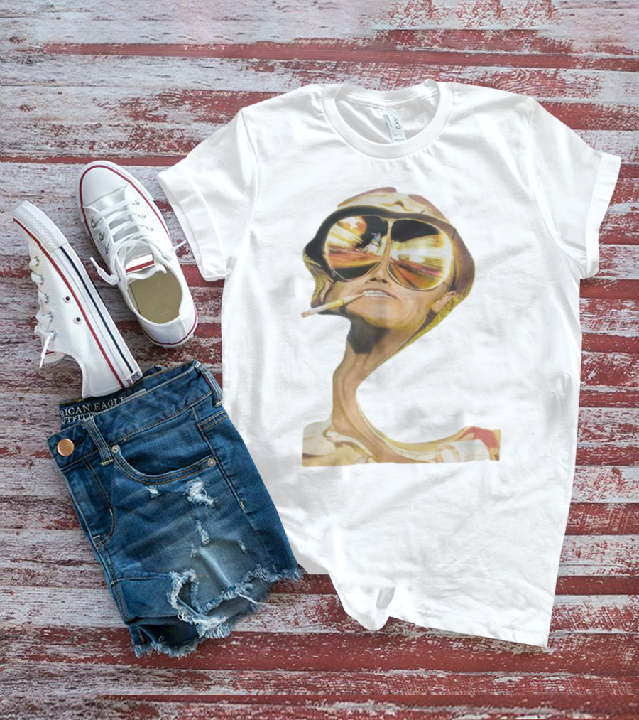 Hunter S. Thompson Fear And Loathing In Las Vegas Distorted Art Rihanna T-Shirt