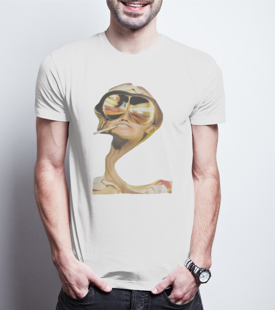Hunter S. Thompson Fear And Loathing In Las Vegas Distorted Art Rihanna T-Shirt