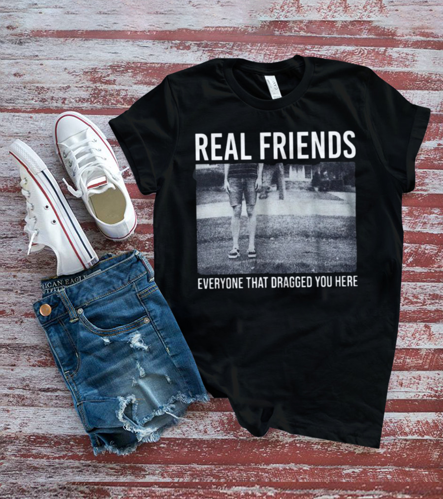 REAL FRIENDS Everyone That Dragged You Here Album Cover T-Shirt