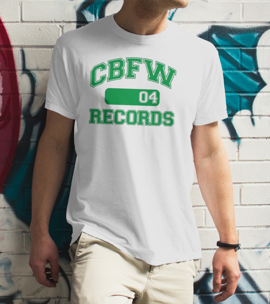 1Millthebrand CBFW 04 Records Merch T-Shirt