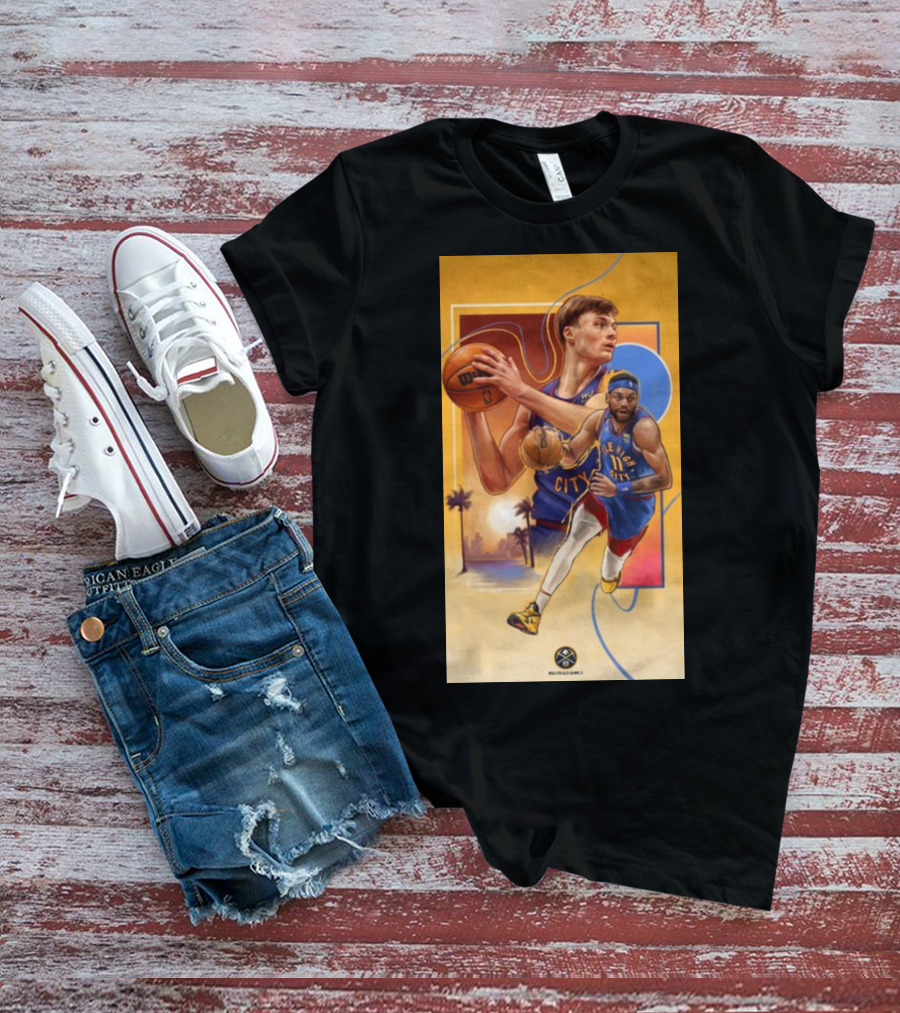 Denver Nuggets Bruce And Christian City Edition Basketball T-Shirt