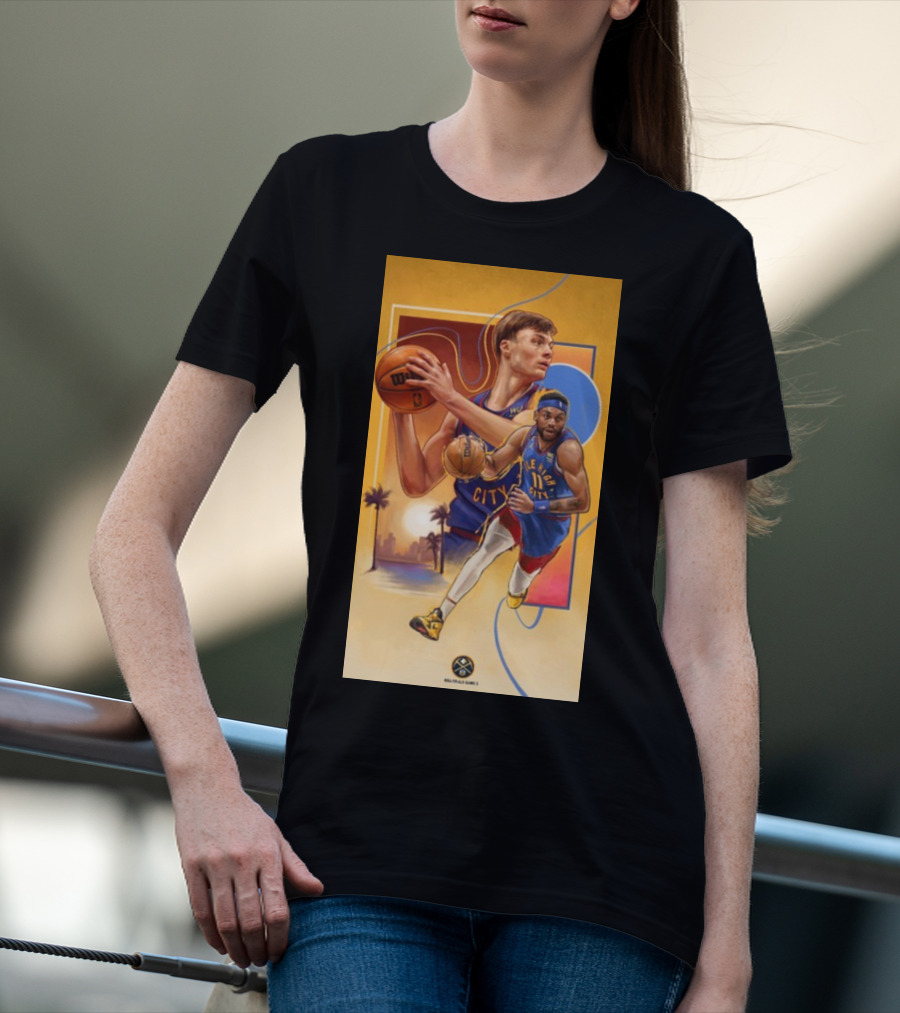 Denver Nuggets Bruce And Christian City Edition Basketball T-Shirt