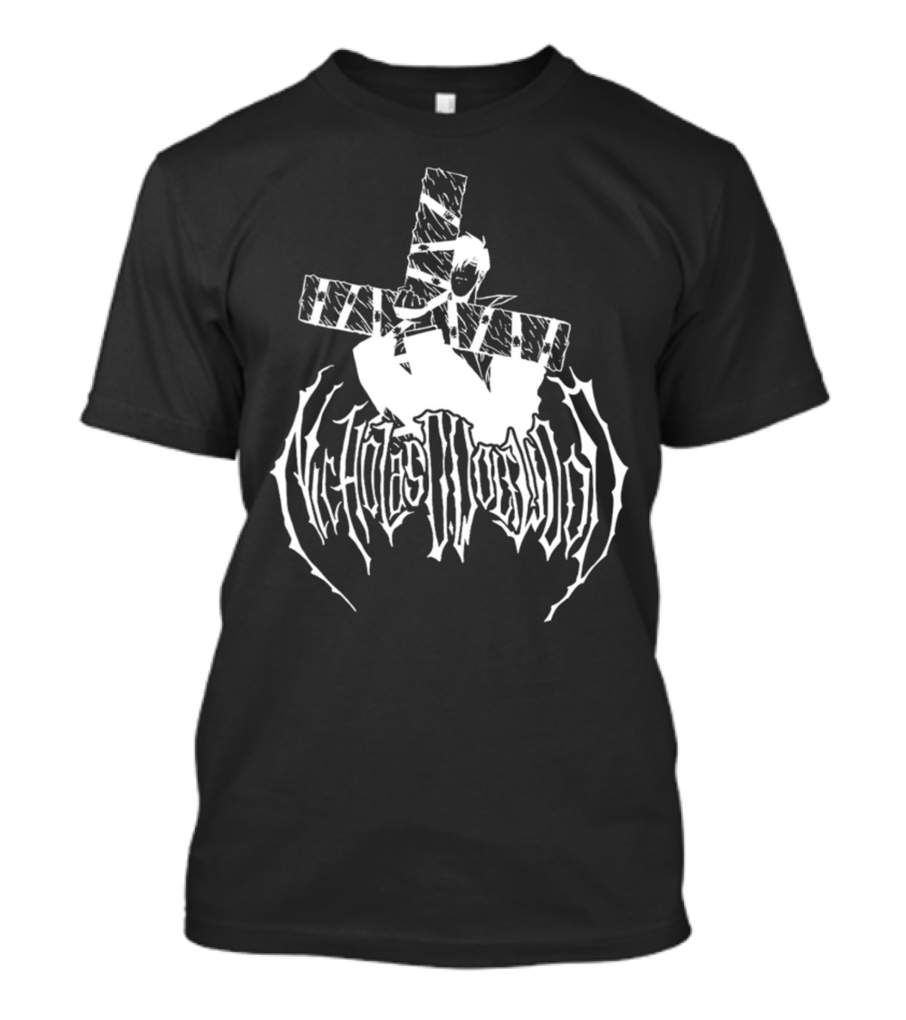 Nicholas D Wolfwood Cross Manga T-Shirt
