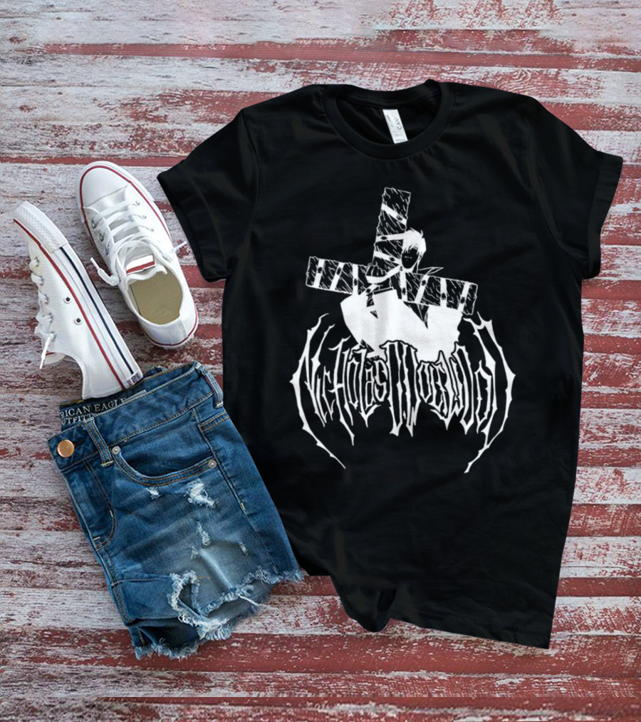 Nicholas D Wolfwood Cross Manga T-Shirt