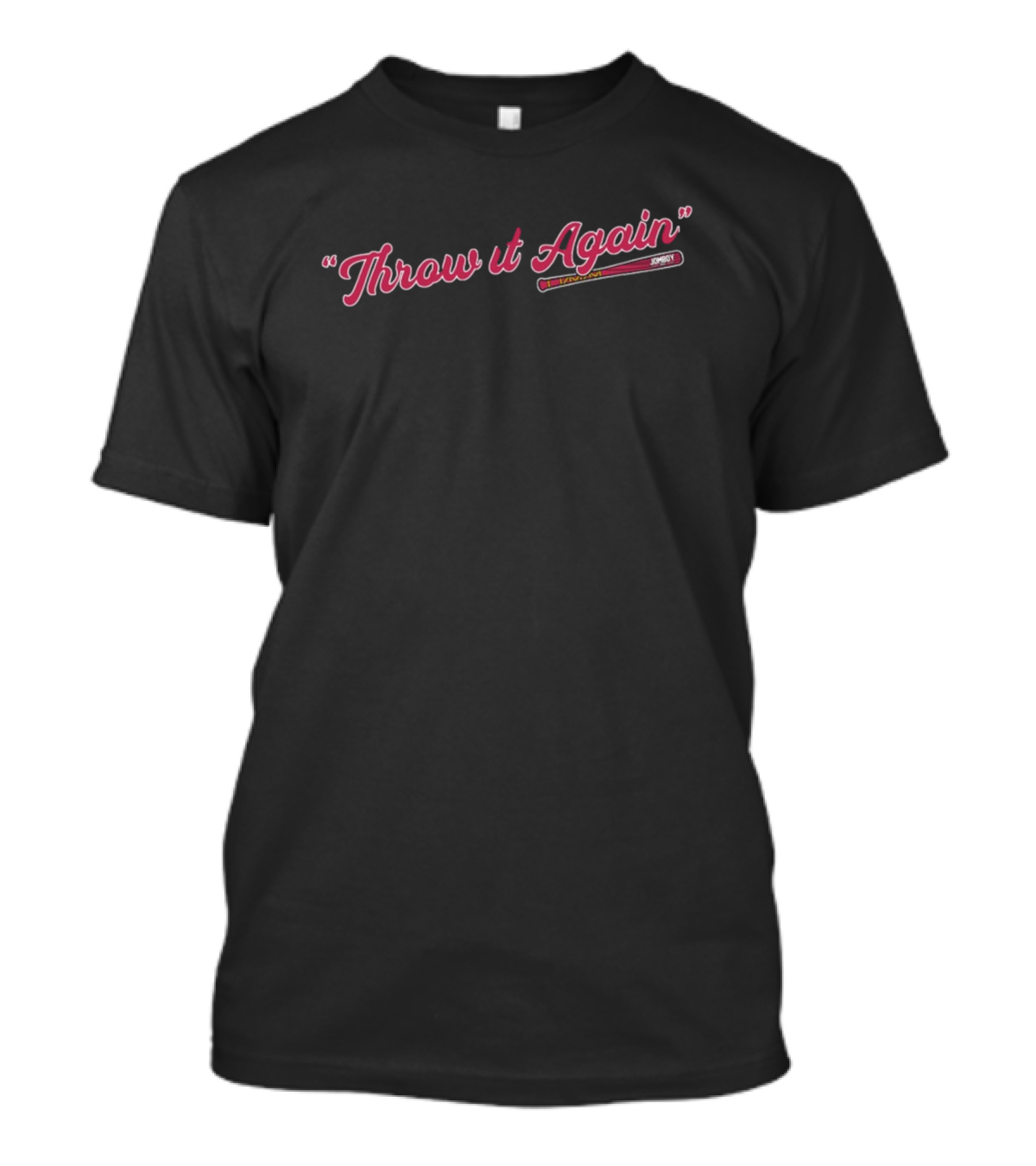 Jomboymedia Baseball Bat 'Throw It Again' T-Shirt